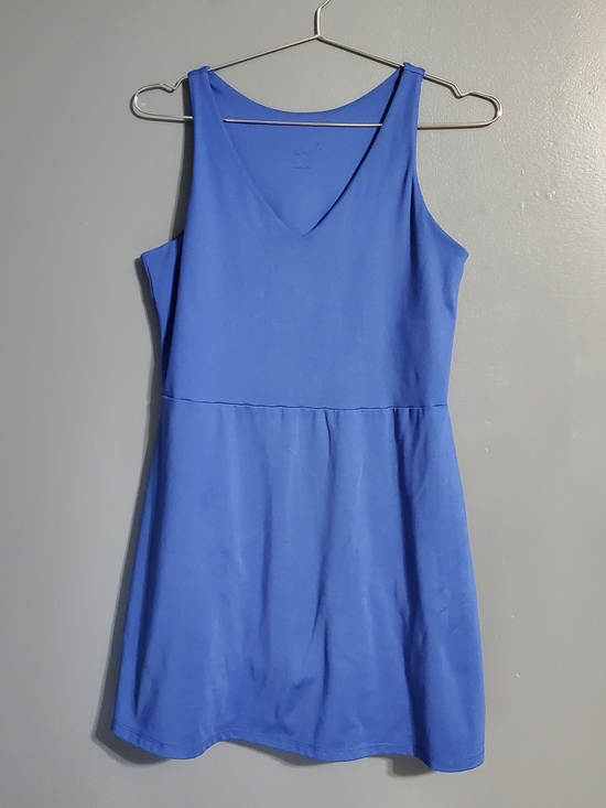 GAP Dresses & Skirts - GAP Fit Sleeveless V-Neck Mini Dress in Cobalt Blue Shorts Underneath Size L